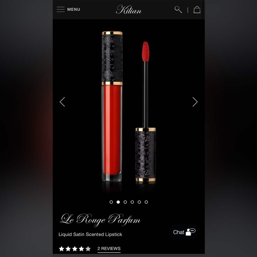 KILIAN • LE ROUGE - LIQUID SATIN LIPSTICK - HEAVEN ROUGE 400 • NIB - Picture 8 of 11